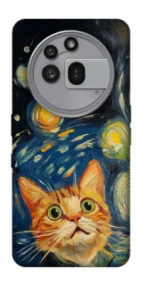 Чехол на Nothing Phone (3a) Pro paint cat фото 1 из 1