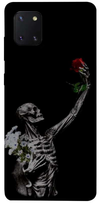 Чехол на Samsung Galaxy Note 10 Lite (A81) Skeleton vs Rose фото 1 из 1