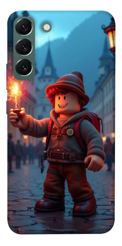 Чохол на Samsung Galaxy S22+ Roblox Fire Logo Blue Flames фото 1 з 1