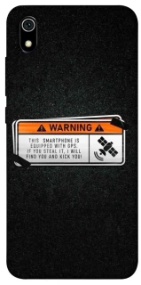 Чохол на Xiaomi Redmi 7A Warning фото 1 з 1