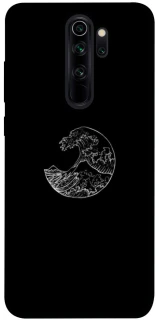 Чохол на Xiaomi Redmi Note 8 Pro Black tsunami фото 1 з 1