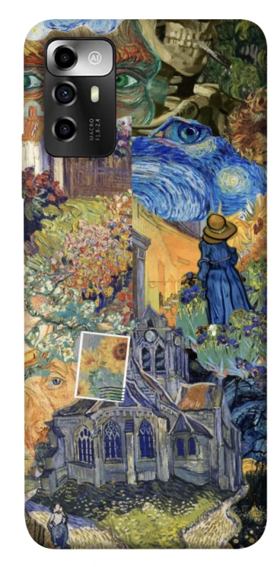 Чехол на ZTE Blade A72 Van Gogh collage фото 1 из 1