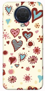 Чехол на Nokia G20 / G10 / 6.3 Pretty hearts фото 1 из 1