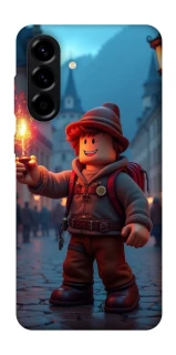 Чехол на Samsung Galaxy A57 5G Roblox Fire Logo Blue Flames фото 1 из 1