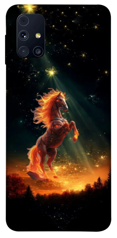 Чохол на Samsung Galaxy M31s Red Fire Horse ver.2 фото 1 з 1