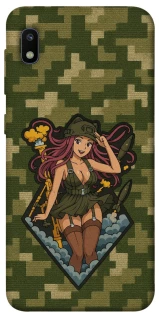 Чохол на Samsung Galaxy A10 (A105F) Military Waifu фото 1 з 1