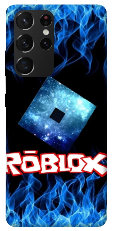 Чохол на Samsung Galaxy S21 Ultra Roblox Galaxy Flame Logo фото 1 з 1
