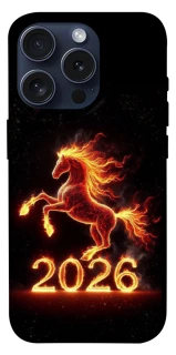 Чохол на Apple iPhone 15 Pro (6.1") Red Fire Horse ver.1 фото 1 з 1