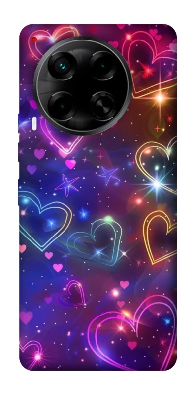 Чехол на TECNO Camon 30 (CL6) Drawn hearts фото 1 из 1