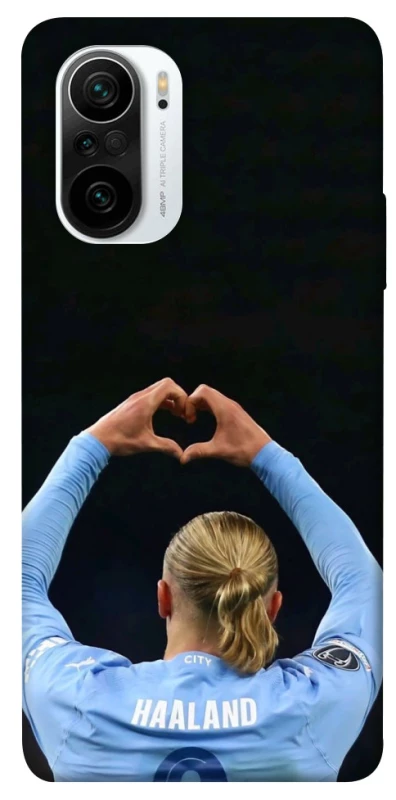 Чехол на Xiaomi Redmi K40 / K40 Pro / K40 Pro+ / Poco F3 Erling Haaland V2 фото 1 из 1