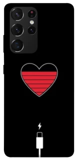 Чохол на Samsung Galaxy S21 Ultra Charge your heart фото 1 з 1