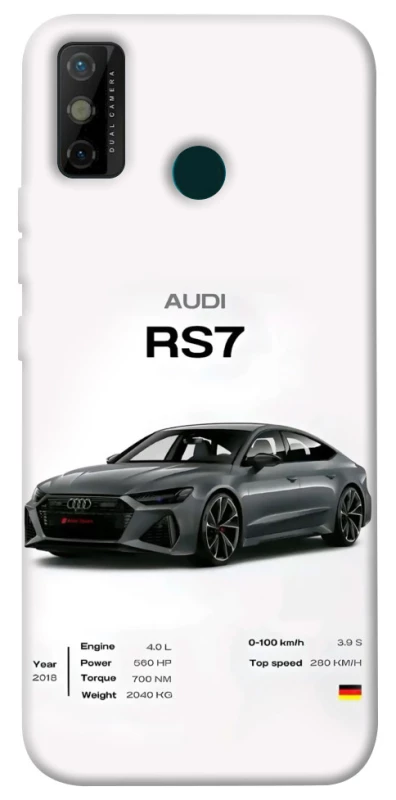 Чехол на TECNO Spark 6 Go Audi RS7 фото 1 из 1