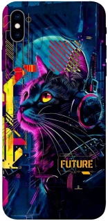 Чохол на Apple iPhone XS Max (6.5") Cyber Cat v2 фото 1 з 1