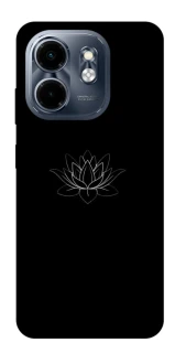Чехол на Infinix Smart 9 4G / Hot 50i Black Lotus фото 1 Чехол на Infinix Smart 9 4G / Hot 50i Black Lotus фото 1 из 1