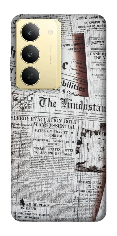 Чохол на Realme 14x Газети фото 1 з 1