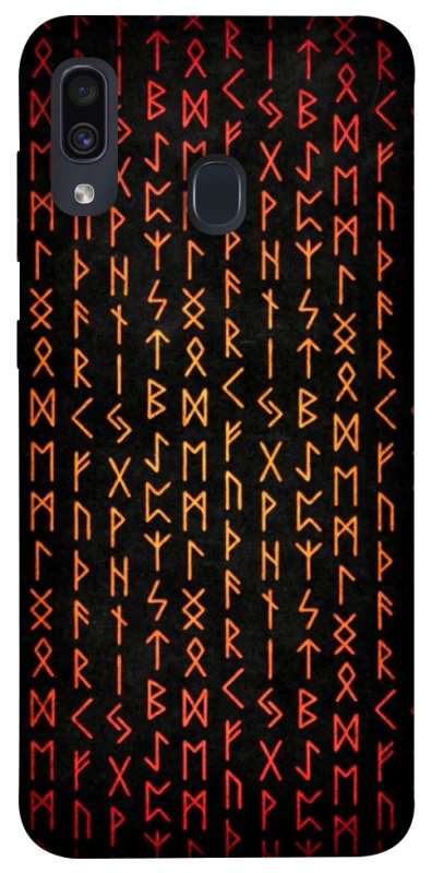 Чехол на Samsung Galaxy A20 / A30 Руны фото 1 из 1