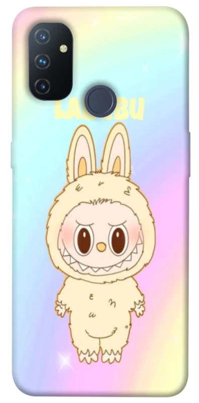 Чохол на OnePlus Nord N100 Fluffy Rainbow Labubu фото 1 з 1
