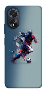 Чехол на Oppo A38 Футболист фото 1 из 1