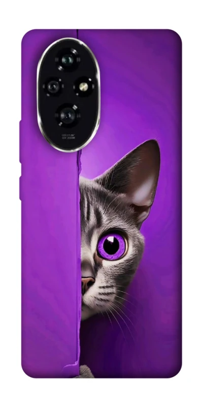 Чохол на Honor 200 Кіт-підглядач фото 1 з 1