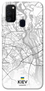 Чехол на Samsung Galaxy M30s / M21 Kiev white map фото 1 из 1
