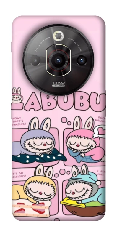 Чохол на ZTE Nubia Focus Pro Labubu Dreams Collage фото 1 з 1