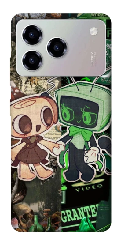 Чехол на ZTE Blade A76 Dandy World Shelly Art фото 1 из 1