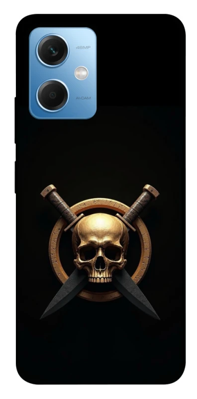 Чохол на Xiaomi Redmi Note 12 5G Golden Skull фото 1 з 1