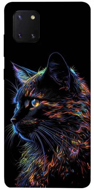Чохол на Samsung Galaxy Note 10 Lite (A81) Чорний кіт фото 1 з 1