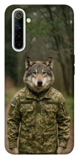 Чехол на Realme 6 Волк защитник фото 1 из 1