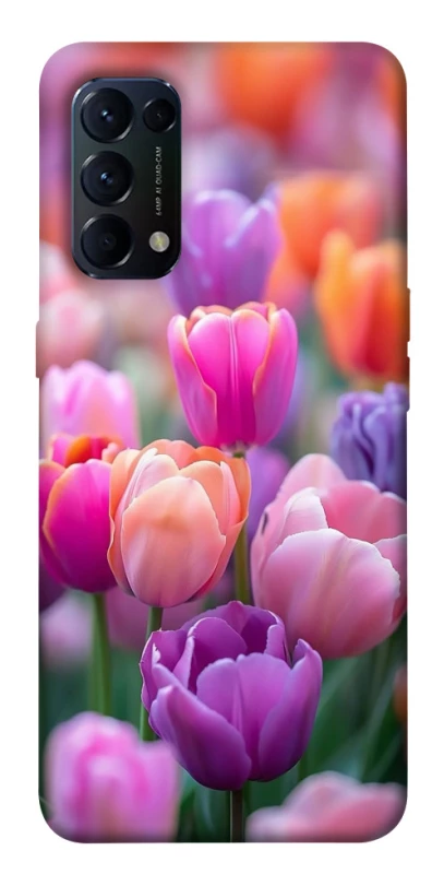 Чохол на Oppo Reno 5 4G Тюльпанове поле фото 1 з 1