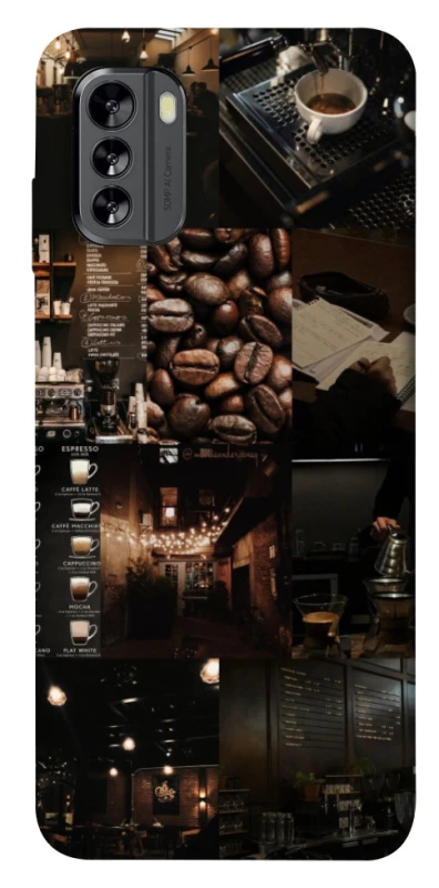 Чохол на Nokia G60 Coffee collage ver.1 фото 1 з 1