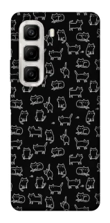 Чохол на Infinix Hot 50 4G Black Cats фото 1 Чохол на Infinix Hot 50 4G Black Cats фото 1 з 1