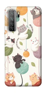 Чехол на Huawei Nova 7 SE Funny Kittens фото 1 из 1