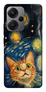 Чехол на Xiaomi Redmi Note 13 Pro+ paint cat фото 1 из 1