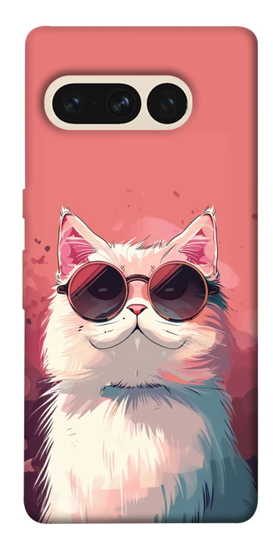 Чохол на Google Pixel 7 Pro Сat with glasses фото 1 з 1