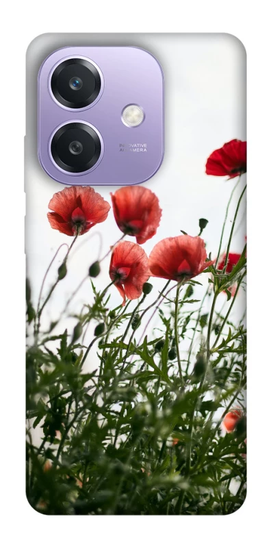 Чехол на Oppo A3 4G Поле маков фото 1 из 1