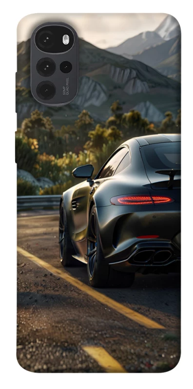 Чехол на Motorola Moto G22 Car in the mountains фото 1 из 1