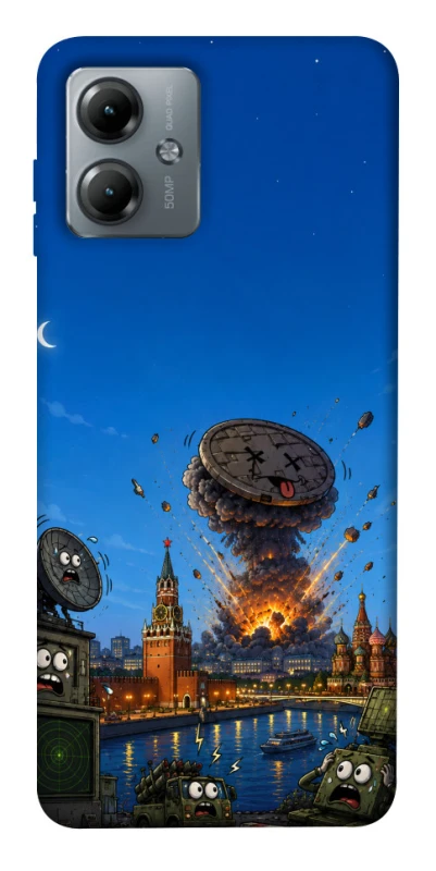 Чохол на Motorola Moto G14 Moscow never sleeps ver.8 фото 1 з 1