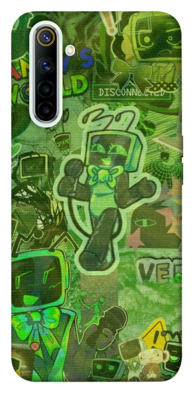 Чохол на Realme 6 Dandysworld tv green theme фото 1 з 1