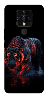 Чехол на TECNO Camon 16 SE fire tiger фото 1 из 1