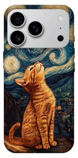Чехол на Apple iPhone 18 Pro Max van gogh cat фото 1 из 1