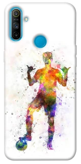 Чехол на Realme C3 Football Player v3 фото 1 из 1