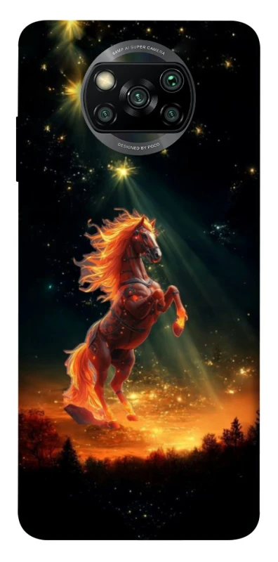 Чохол на Xiaomi Poco X3 NFC / Poco X3 Pro Red Fire Horse ver.2 фото 1 з 1
