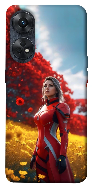 Чохол на Oppo Reno 8T 4G Cyber space girl ver.5 фото 1 з 1