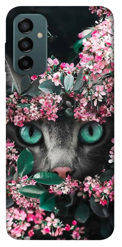 Чехол на Samsung Galaxy M23 5G Кот в цветах фото 1 из 1