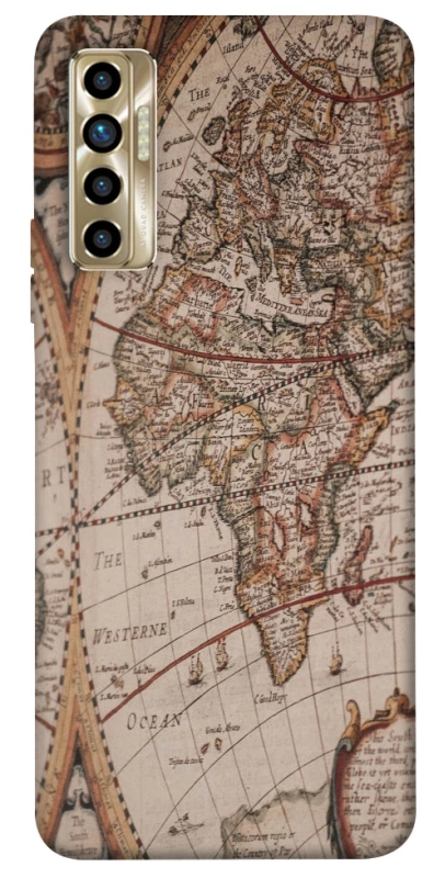 Чохол на TECNO Camon 17P Карта подорожей фото 1 з 1