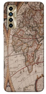 Чохол на TECNO Camon 17P Карта подорожей фото 1 з 1