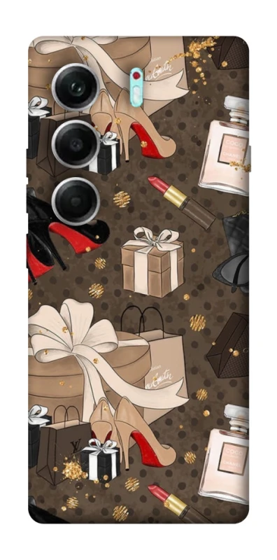 Чехол на Tecno Camon 40 Pro 5G Fashion collage ver.1 фото 1 из 1