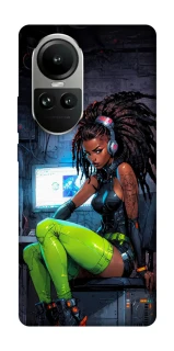 Чохол на Oppo Reno 10 Cyber girl фото 1 з 2