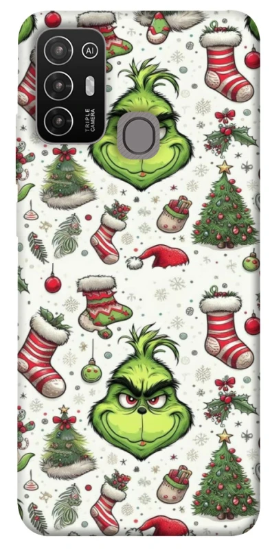 Чохол на ZTE Blade A52 Grinch mood ver.3 фото 1 з 1